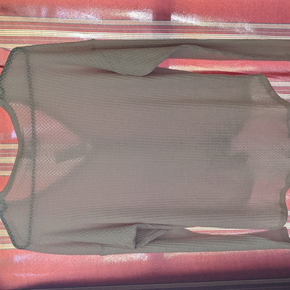 Waffle Weave Button Down, Tie Up Shirt - Picture 5 of 5